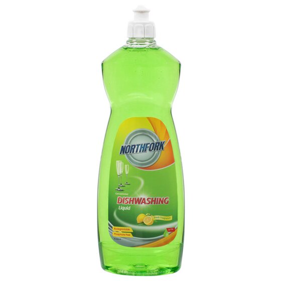 Northfork Dishwashing Liquid 1L – Retail Size Concentrated Detergent for Home Kitchens