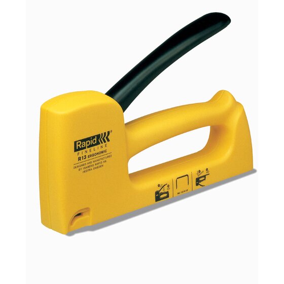 Rapid Tools Tacker R13E – Lightweight Plastic-Body Staple Gun for Home & Light Pro Work