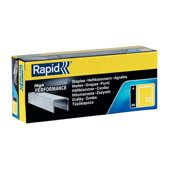 Rapid Tools Finewire Staples 13/14mm – Box of 5000 for Textile Labelling