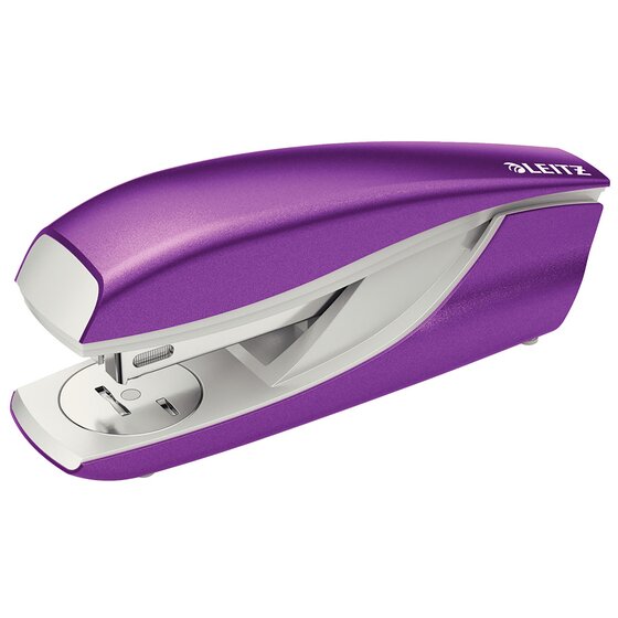 LEITZ NEXXT WOW Metal Stapler – 30 Sheet Capacity, Purple