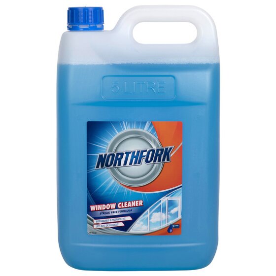 Northfork Window and Glass Cleaner 5L – Bulk Streak-Free Formula
