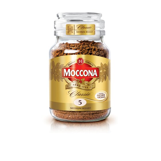Moccona Classic Medium Roast Coffee – 200g Glass Jar