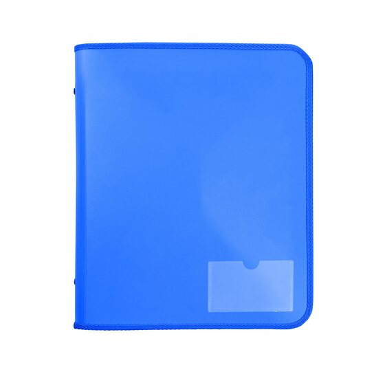 Marbig Zipper Binder with Tech Case – 25mm, 2D, Blue