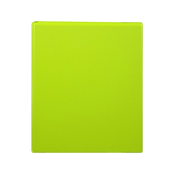Marbig Clearview Insert Binder A4 25mm 2-Ring Lime