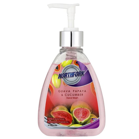 Northfork Liquid Hand Wash – Guava, Papaya & Cucumber, 250ml