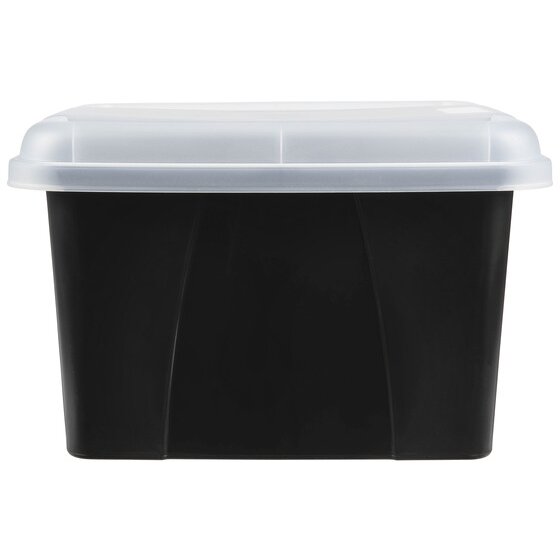 Crystalfile Porta Box Envro 32L Clear Lid / Black Base – Suspension File Storage