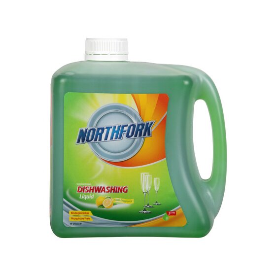 Northfork Dishwashing Liquid 2L – Concentrated Detergent for Regular Household and Small Business Use