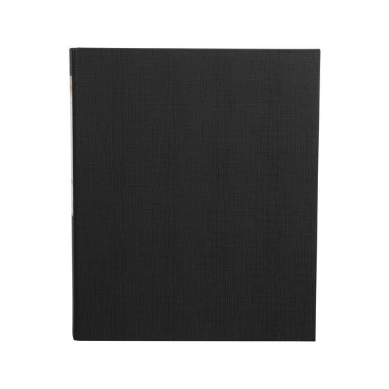 Marbig A4 Ring Binder – 25mm 3D Polyethylene Rings, Black