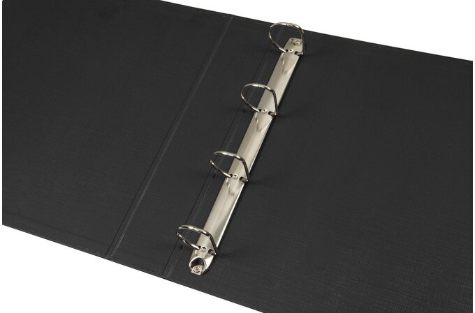 MARBIG RING BINDER DELUXE A4 38MM 4D PE BLACK | RING BINDERS | ACCO Partner