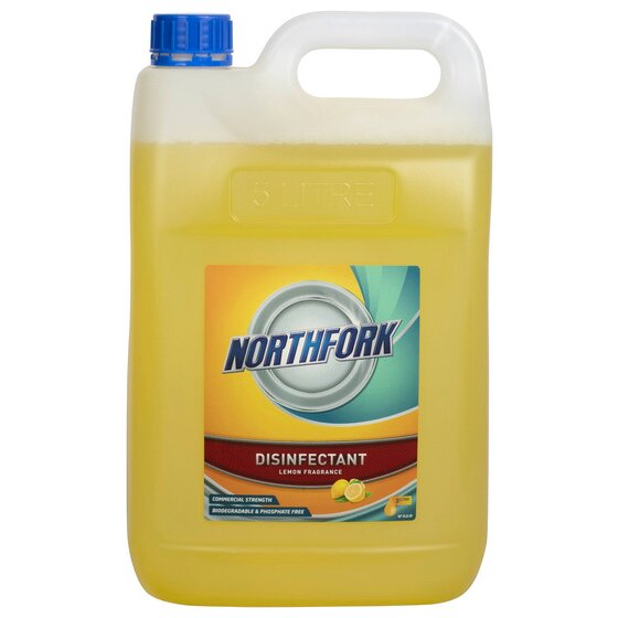 Northfork Lemon Disinfectant 5L – Kills Germs, Freshens the Space