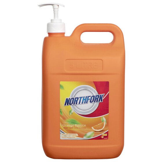 Northfork Natures Orange Pumice Hand Cleaner 5L – Heavy-Duty, No Petroleum Solvents