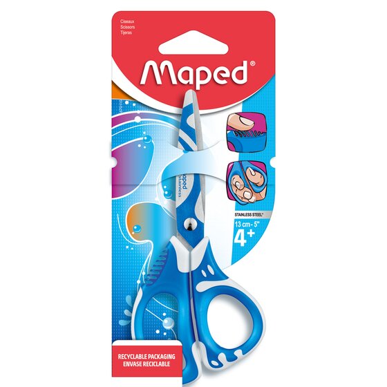 Maped Zenoa Fit Scissors 13cm – Comfortable Cut for Kids & Adults