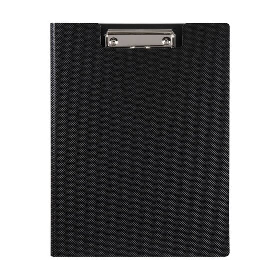 Marbig Enviro A4 Clipfolder – Black | Durable Document Holder for Office & Fieldwork