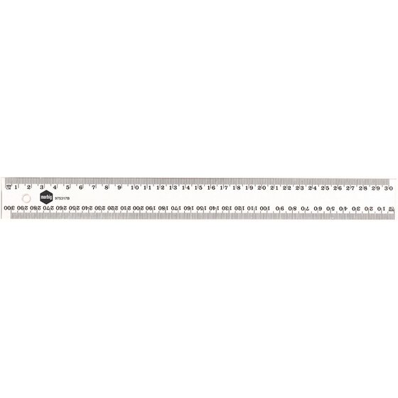 Marbig 30cm Clear Plastic Ruler – Metric | Classroom & Office