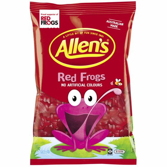 Allen's Red Frogs – 1.3kg Bulk Bag | Party & Event Treats
