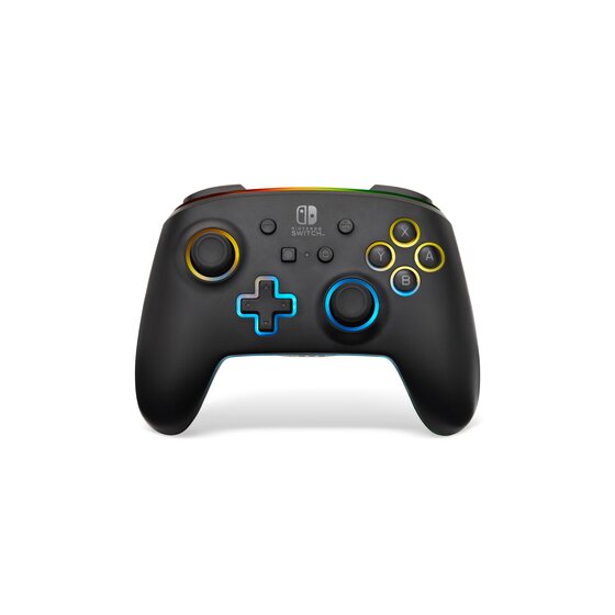 PowerA Enhanced Wireless Controller Lumectra – Nintendo Switch | LED Lighting, Rechargeable Battery, Mappable Buttons