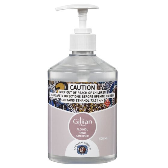 Cultural Choice Instant Hand Sanitising Gel 500ml – Clear, Water-Free Formula