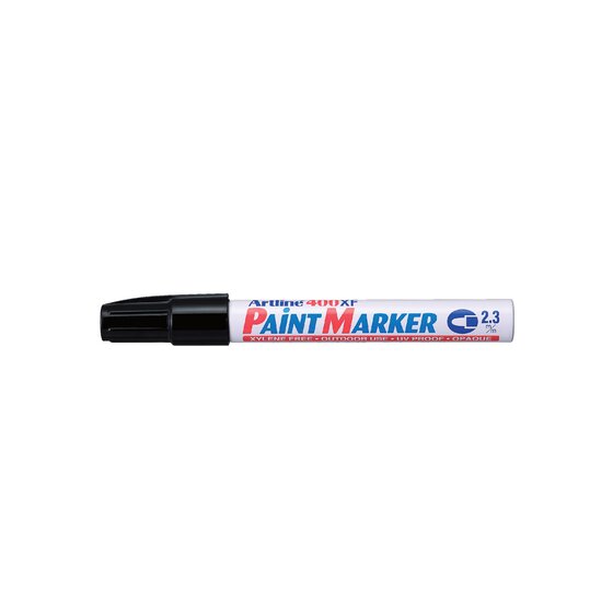 Artline 400 Permanent Paint Marker – 2.3mm Bullet Tip, Black (Box of 15)