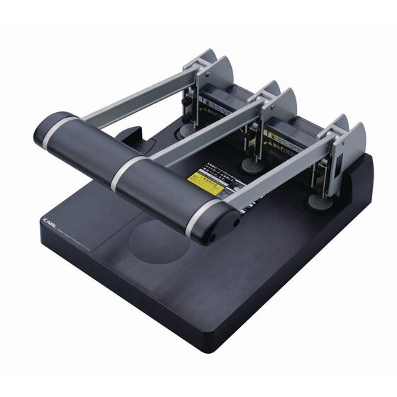 Carl 123N Heavy-Duty 3-Hole Punch – 145 Sheet Capacity | Reinforced Metal Frame