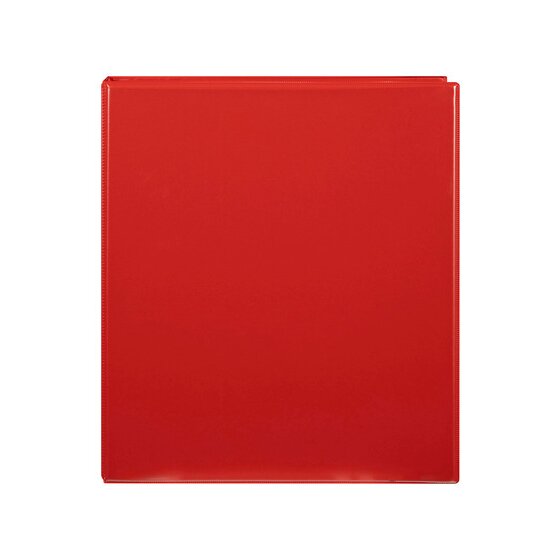 Marbig Clearview Insert Binder A4 – 38mm 3D Ring, Red