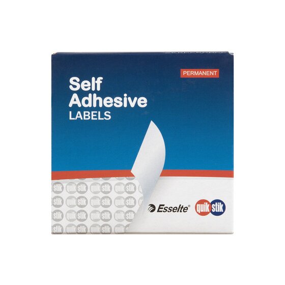 Quikstik Label Dispenser – Circle 24mm Fluoro Orange (400 Labels)