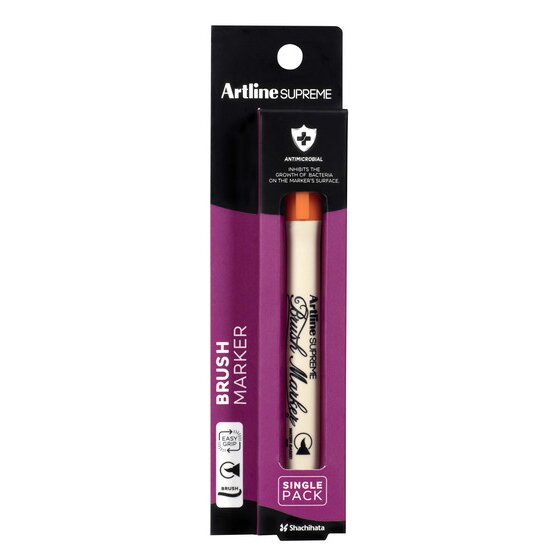 Artline Supreme Brush Marker – Orange