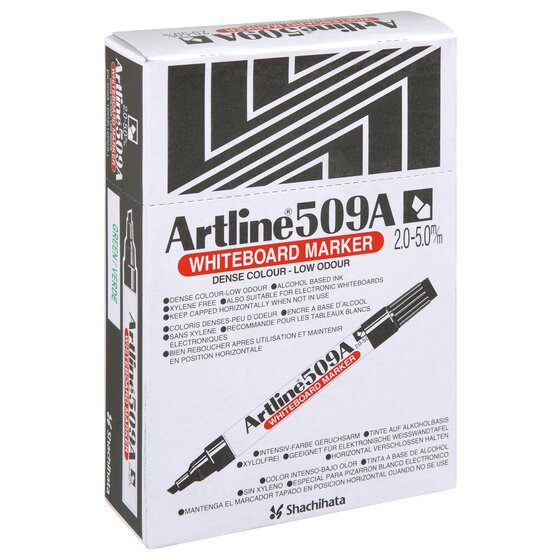 Artline 509A Whiteboard Marker – 5mm Chisel Nib, Green