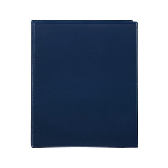 Marbig Clearview Insert Binder A4 25mm Spine 4-Ring Blue