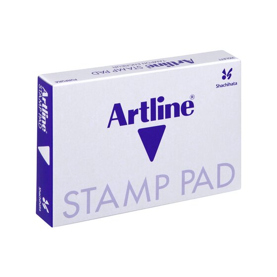 ARTLINE EHJ-3 Stamp Pad #1 Purple – Water-Based Ink, Metal & Plastic Casing