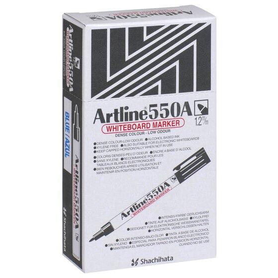 ARTLINE 550A Whiteboard Marker – 1.2mm Bullet Nib, Blue