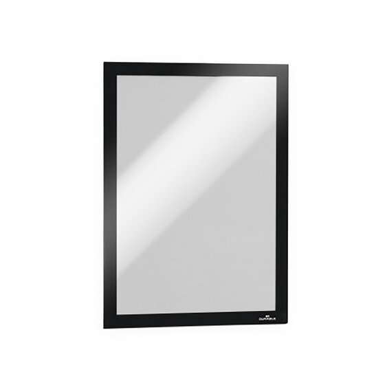 Durable Duraframe Self-Adhesive A4 Infoframe – Black, Pack of 1