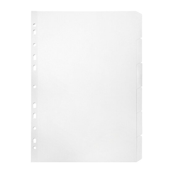 Marbig Indices & Dividers – 6 Tab Manilla A4 White