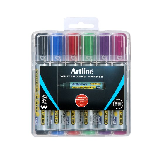 Artline 577 Whiteboard Marker – Assorted Colours (HC)