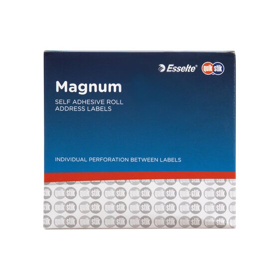 Quikstik Label Dispenser – Magnum Roll, 78 × 48 mm White Labels, 500 Pack