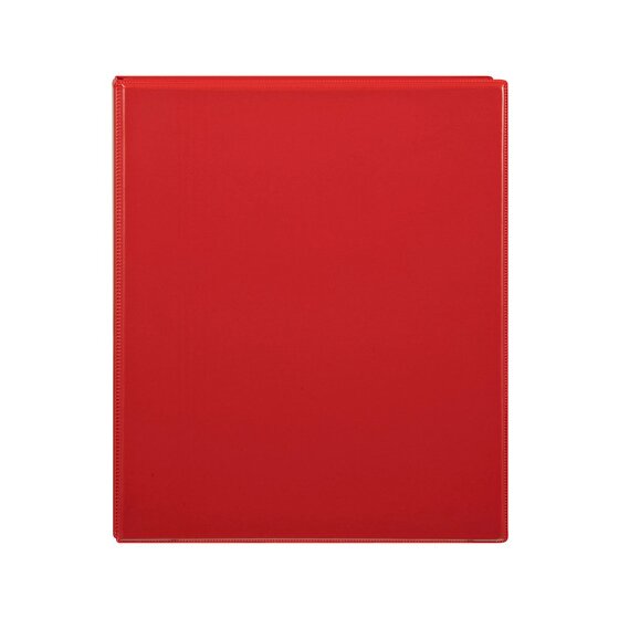 Marbig Clearview Insert Binder A4 25mm 2-Ring Red