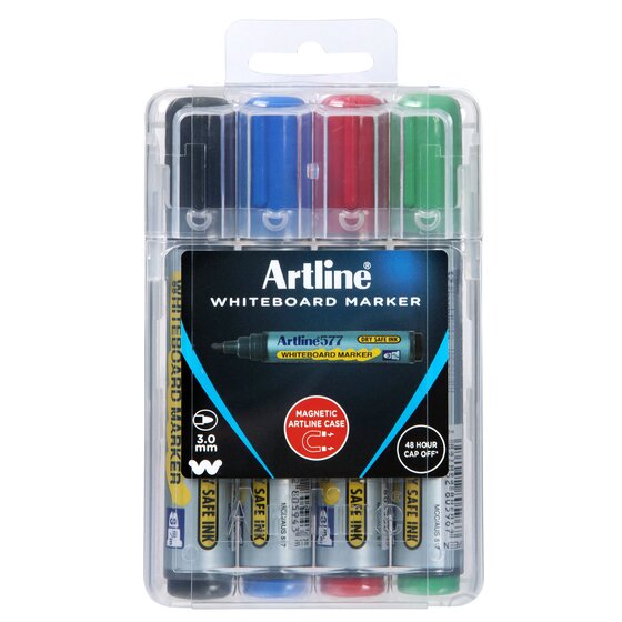 Artline 577 Whiteboard Marker – Assorted Colours (HC)