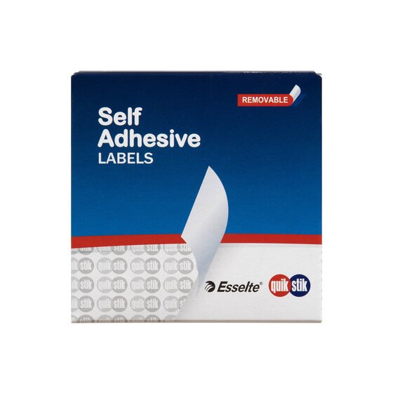 Quikstik Circle Label Dispenser – 24mm Silver, 250 Labels