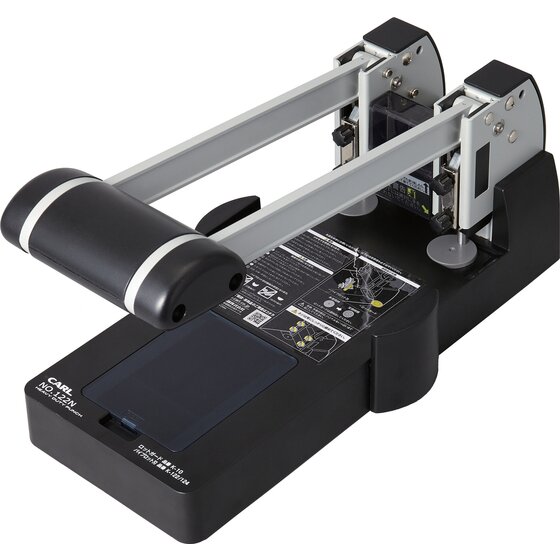 Carl 122N Heavy-Duty 2-Hole Punch – 145 Sheet Capacity | Reinforced Metal Frame