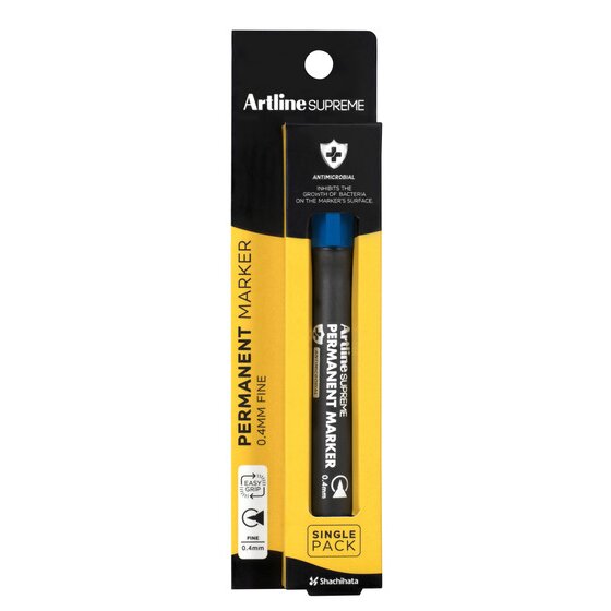 Artline Supreme Permanent Marker – 0.4mm Fine Nib – Royal Blue