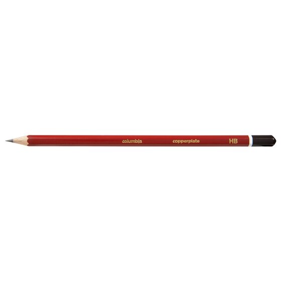 Columbia Copperplate HB Pencil – Hexagonal, Pack of 2
