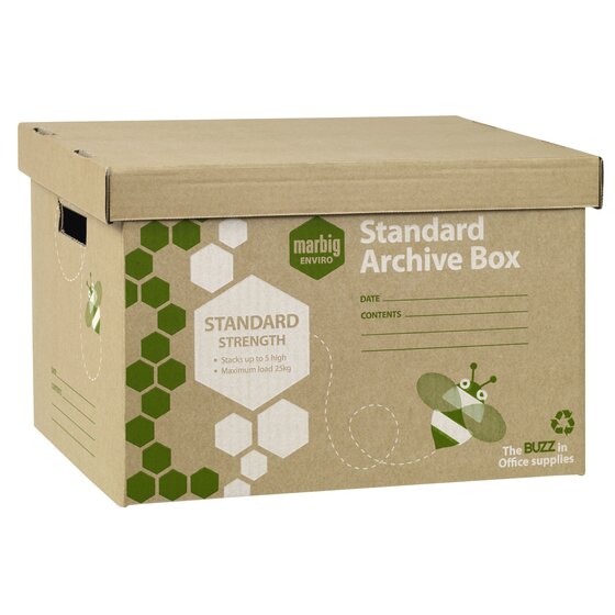 Marbig Enviro Archive Box – 10 Pack | Document Filing & Storage