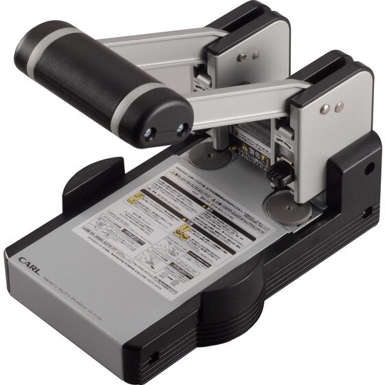 Carl HD410N Heavy-Duty 2-Hole Punch – 100 Sheet Capacity with Changeable Blade