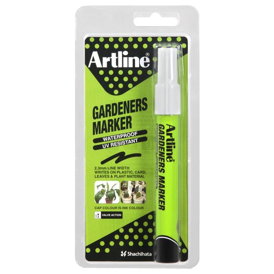 Artline Professional Series Gardeners Permanent Marker – White HS