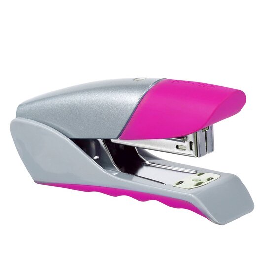 Rexel Gazelle Stapler – Pink | Staple, Pin & Tack with StapleScope Reload Window