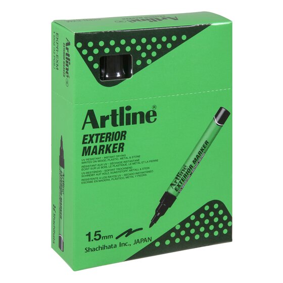 Artline Professional Series Exterior Permanent Marker – Black