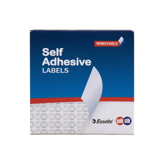 Quikstik Label Dispenser – Rectangle 35 x 45 mm White (220 Labels)