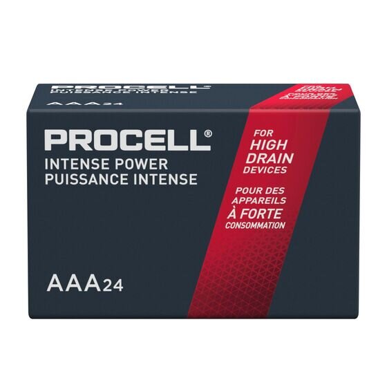 Procell Intense Alkaline AAA Batteries – Pack of 24