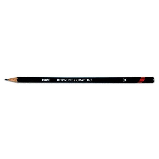 Derwent Graphic Pencil Medium Tin – Set of 12 Graphite Pencils