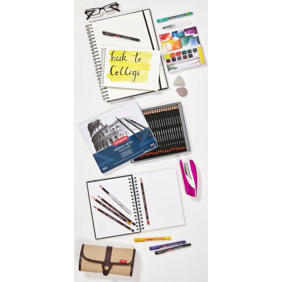 Derwent Graphic Pencil Tin – 24 Pencils