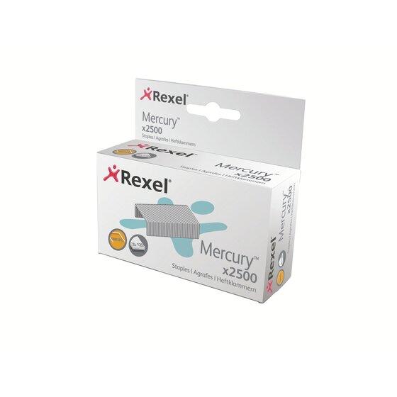 Rexel Mercury HD Staples – Box of 2500 | Heavy-Duty Steel